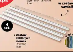 Netto Zestaw szklanych słomek oferta