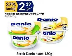 Sużyw Danio Serek homogenizowany bananowy 130 g oferta