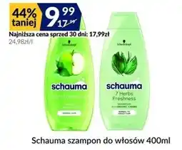 Sużyw Schauma Soft Freshness Szampon do włosów normalnych jabłko & pokrzywa 400 ml oferta