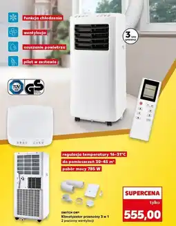Kaufland Klimatyzator przenośny 3w1 Switch On oferta