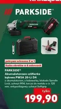 Kaufland Szlifierka kątowa pwsa 20-li d4 Parkside oferta