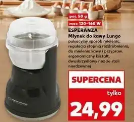Kaufland Młynek do kawy lungo czarny Esperanza oferta