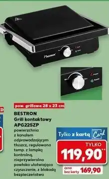 Kaufland Grill kontaktowy apg225zp Bestron oferta