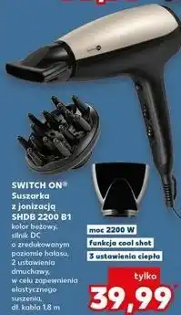 Kaufland Suszarka do włosów 2200 w Switch On oferta