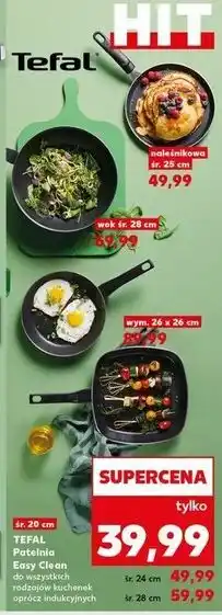 Kaufland Patelnia easy clean 20 cm Tefal oferta