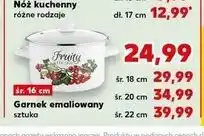 Kaufland Garnek emaliowany 22 cm oferta