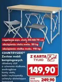 Kaufland Zestaw mebli kempingowych K-Classic Countryside oferta