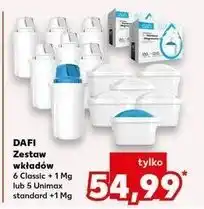 Kaufland Wkłady filtrujące classic mg+ Dafi oferta