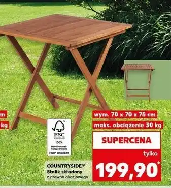 Kaufland Stolik składany Countryside oferta
