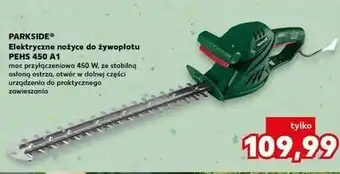 Kaufland Nożyce elektryczne do żywopłotu 450 w Parkside oferta