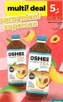 Dealz Napój brzoskwinia zero Oshee Vitamin Tea oferta