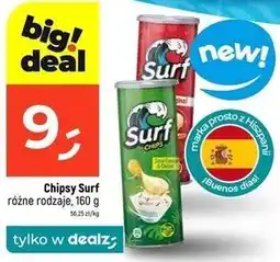 Dealz Chipsy sour cream & onion Surf Chips oferta