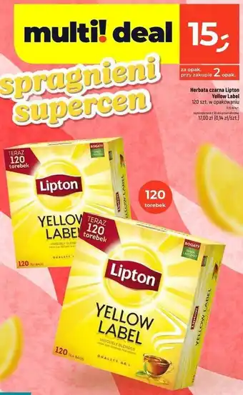 Dealz Herbata Lipton Yellow Label Tea oferta
