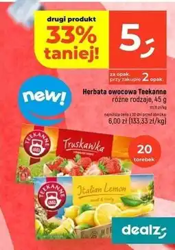 Dealz Herbata strawberry Teekanne World Of Fruits oferta