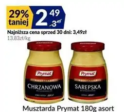 Sużyw Prymat Musztarda sarepska 180 g oferta
