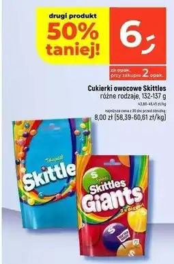 Dealz Cukierki fruits Skittles Giants oferta