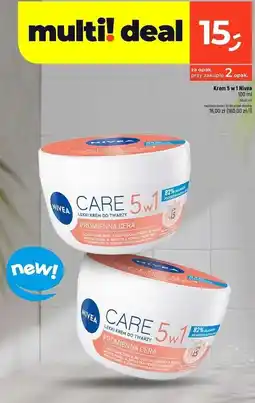 Dealz Krem do twarzy lekki promienna cera Nivea Creme Care oferta