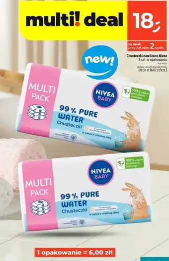 Dealz Chusteczki nawilżające Nivea Baby oferta
