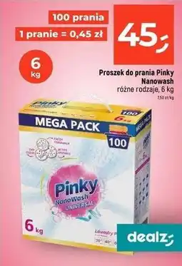 Dealz Proszek do prania universal Pinky Nano Wash oferta