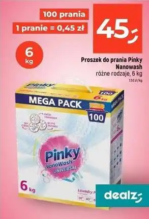 Dealz Proszek do prania universal Pinky Nano Wash oferta