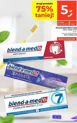 Dealz Pasta do zębów extra fresh Blend-A-Med Complete Protect Fresh 7 oferta