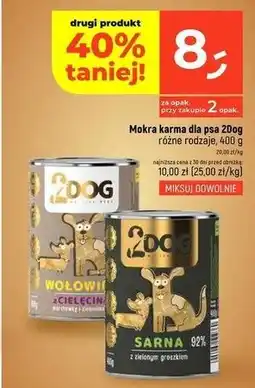Dealz Karma dla psa wołowina z cielęciną 2Dog oferta