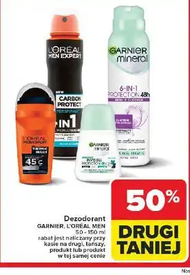 Carrefour Anti-perspirant 4 in 1 L'oreal Men Expert Carbon Protect oferta