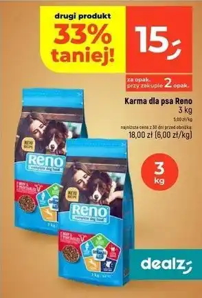 Dealz Karma dla psa wołowina Reno oferta