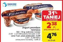 Carrefour Jogurt z mleczną czekoladą Danone Fantasia E. Wedel oferta