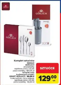 Carrefour Komplet 5 noży w bloku smart grey Gerlach oferta
