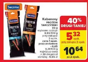 Carrefour Kabanosy z szynki Tarczyński Protein oferta
