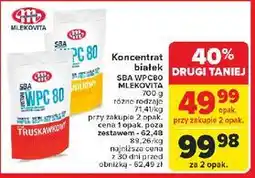 Carrefour Odżywka białkowa wpc 80 waniliowa Mlekovita Sba oferta