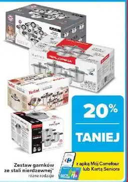 Carrefour Komplet garnków kompakt Zwieger oferta