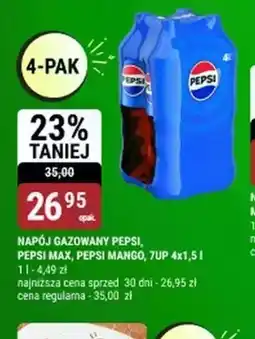 bi1 Pepsi-Cola Napój gazowany 6 l (4 x 1,5 l) oferta