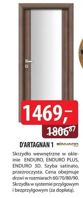 DDD Drzwi wewnętrzne MINVADO oferta