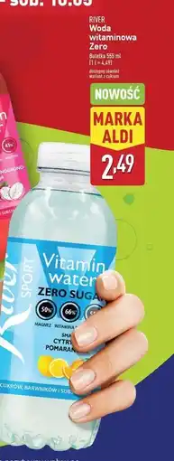 ALDI Woda witaminowa cytryna pomarańcza River oferta