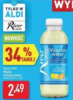 ALDI Woda cytryna-pomarańcza River Sport oferta