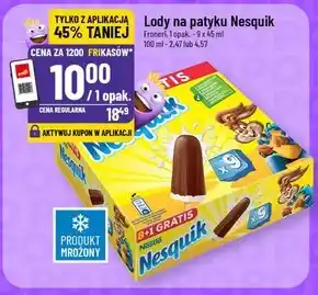 Polomarket Nesquik Lody kakaowe i lody waniliowe 387 ml (9 sztuk) oferta