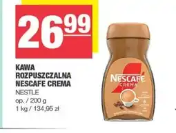 SPAR mini Nescafé Crema Kawa rozpuszczalna 200 g oferta