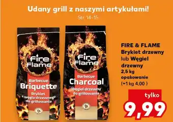 Kaufland Węgiel drzewny Fire & Flame oferta