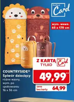 Kaufland Śpiwór dziecięcy Countryside oferta