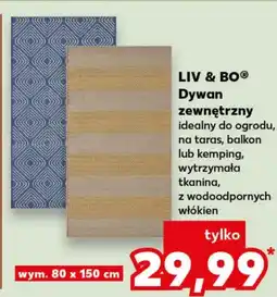 Kaufland Dywan zewnętrzny Liv & BO oferta