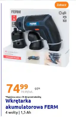 Action Akumulatorowa wkrętarka Ferm oferta
