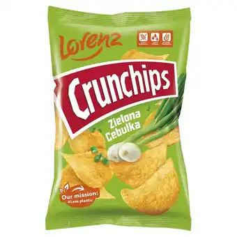 Topaz Crunchips Chipsy ziemniaczane zielona cebulka 140 g oferta