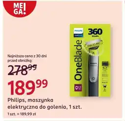Rossmann Maszynka do golenia Philips oferta
