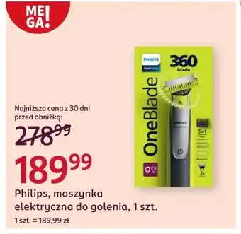 Rossmann Maszynka do golenia Philips oferta