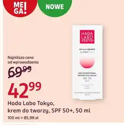 Rossmann Krem do twarzy Hada Labo oferta