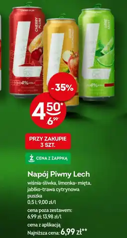 Żabka Napój piwny Lech oferta