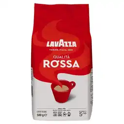 Auchan Lavazza Qualità Rossa Kawa ziarnista 500 g oferta