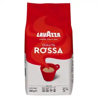 Auchan Lavazza Qualità Rossa Kawa ziarnista 500 g oferta